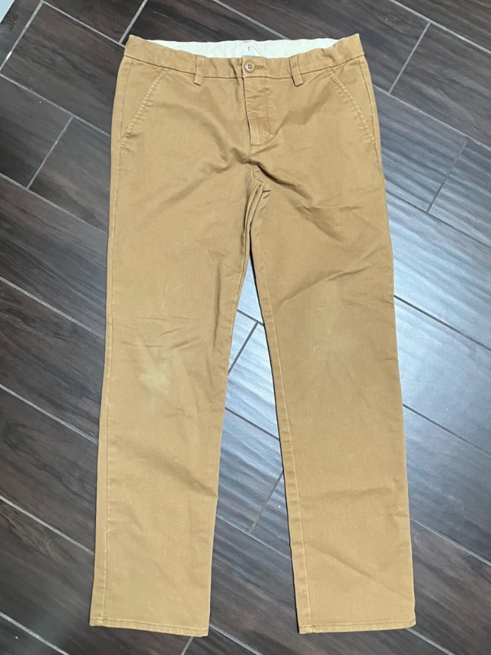GAP Kids Boys - Size 18 Husky- Khaki Chino Pants Husky Stretch Tan